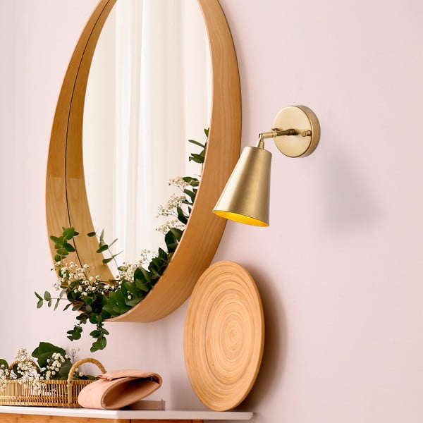 Aranyszínű fali lámpa ø 10 cm Evander – Opviq lights-image-1