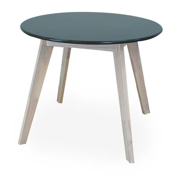 Helsinki kerek asztal szürke asztallappal és kaucsukfa lábakkal, Ø 100 cm - Signal