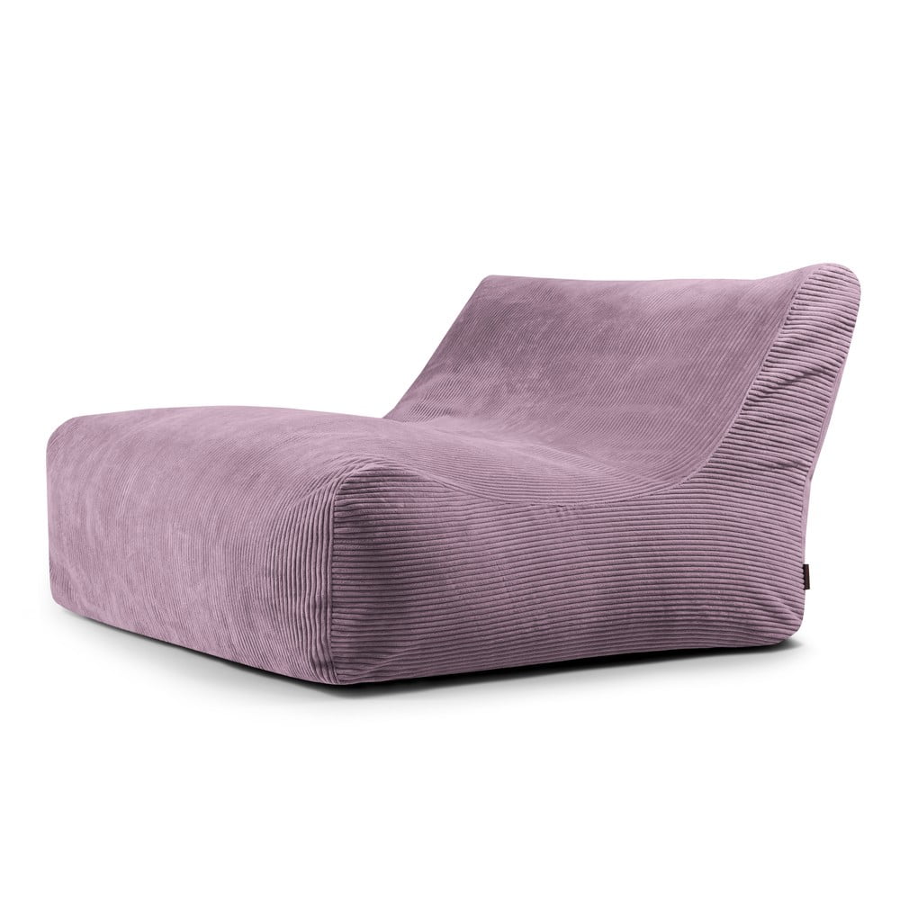 Lila kordbársony babzsákfotel Sofa Lounge SLOWDOWN