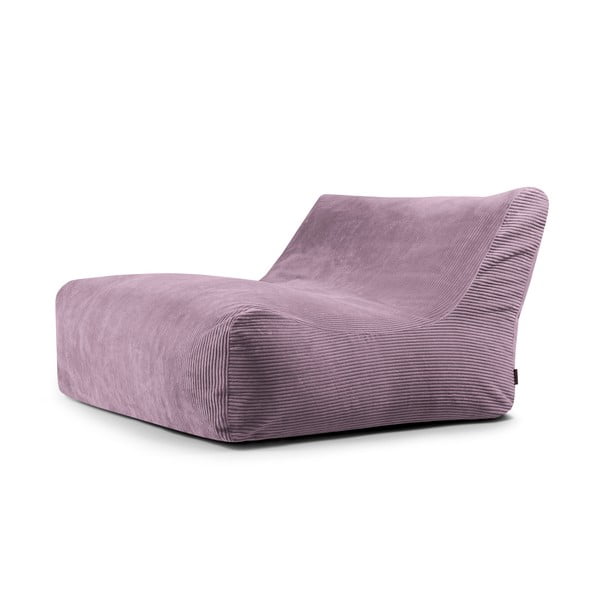 Lila kordbársony babzsákfotel Sofa Lounge – SLOWDOWN