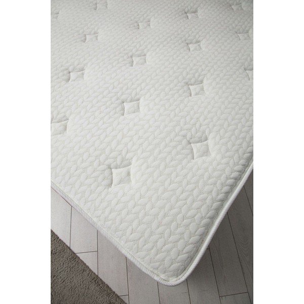 Rózsaszín ágyneműtartós boxspring ágy 140x200 cm Sonata – Kalune Design-image-4