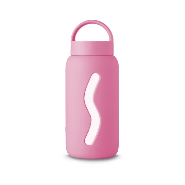 Rózsaszín utazó ivópalack 500 ml Flamingo Pink – Muuki