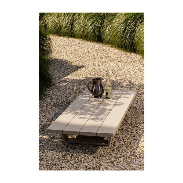 Alumínium kerti dohányzóasztal 70x140 cm Bear – Exotan-image-1