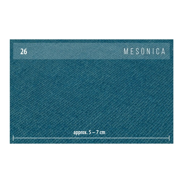 Puzo kék sarokkanapé fém lábakkal, bal oldali kivitel - MESONICA-image-4