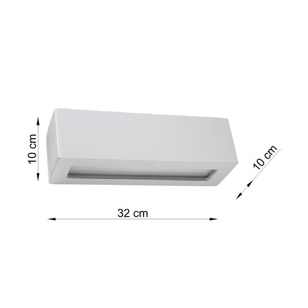 Vega szürke kerámia falilámpa - Sollux-image-2
