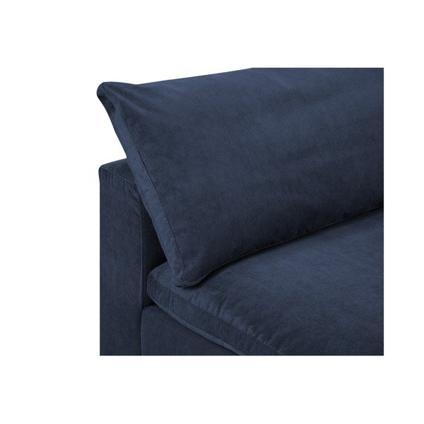 Galaxy sötétkék sarokrész moduláris kordbársony kanapéhoz, jobb oldali - Windsor & Co Sofas-image-1