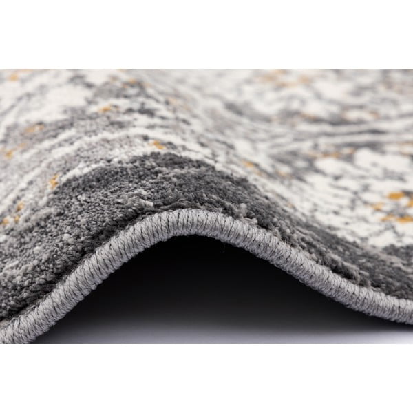 Sötétszürke-elefántcsont színű futószőnyeg 80x250 cm Soft Viskan – FD-image-2