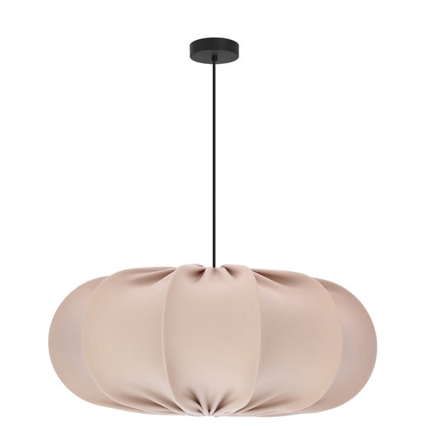 Bézs függőlámpa textil búrával ø 52 cm Cafee – Candellux Lighting