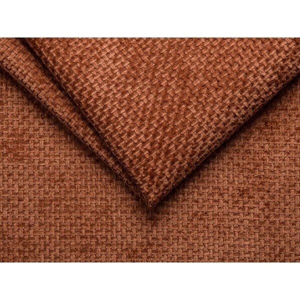 Téglavörös zsenília sarokkanapé (bal oldali-heverő résszel) Lupine – Micadoni -image-4