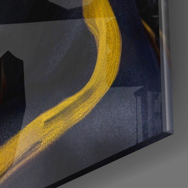 Yellow Lines üvegezett kép - Insigne-image-3