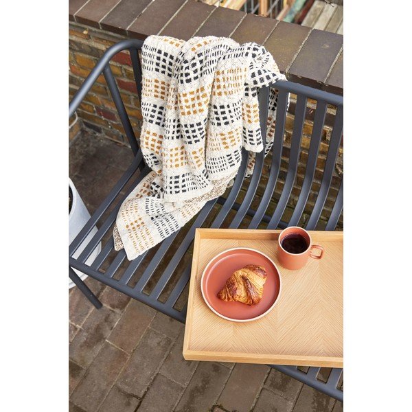 Fekete fém kerti pad Villa – Hübsch-image-3