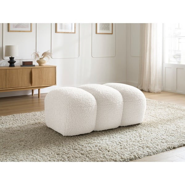 Fehér buklé lábtartó Hippolyte – Bobochic Paris-image-1