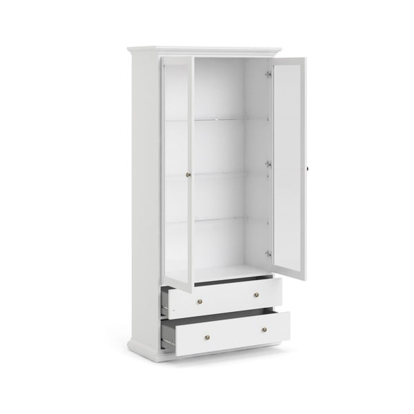 Fehér tálalószekrény 96x201 cm Paris – Tvilum-image-4