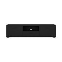 Fekete TV-állvány 147x38 cm Media – Tvilum