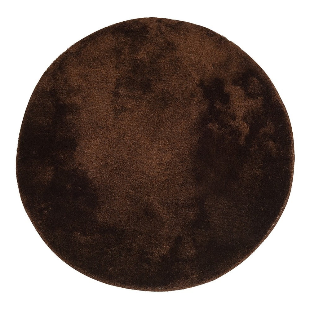 Sötétbarna fürdőszobai kilépő ø 90 cm Havai Foutastic