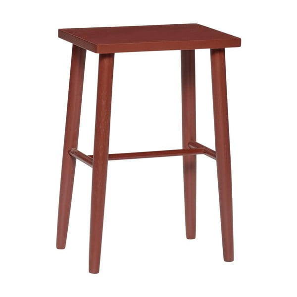 Oak Bar stool piros bárszék tölgyfából, magasság 52 cm - Hübsch
