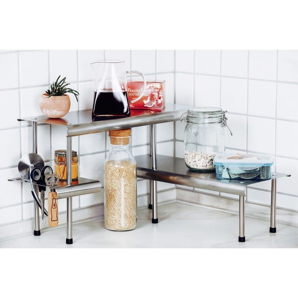 Rozsdamentes acél kiegészítő polc Massivo - Maximex-image-4