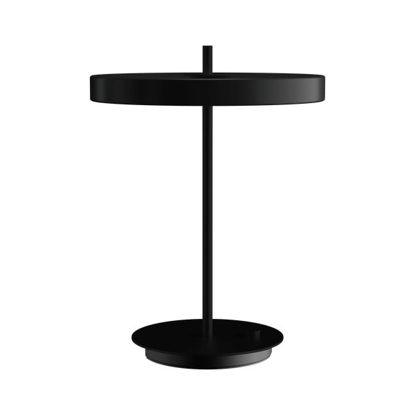 Fekete fém LED dimmelhető asztali lámpa fém búrával (magasság 41,5 cm) Asteria Table – UMAGE