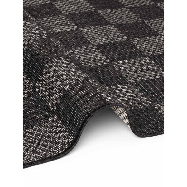 Fekete-krémszínű kültéri-beltéri futószőnyeg 80x200 cm Haringey Dorothy – Ted Baker-image-4