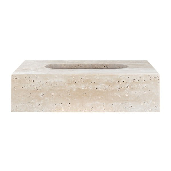 Kő zsebkendőtartó Travertine – Mette Ditmer Denmark-image-2