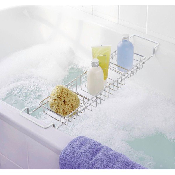 Bringing rozsdamentes acél fürdőkád tálca, hossz 58,5 cm - Wenko-image-2