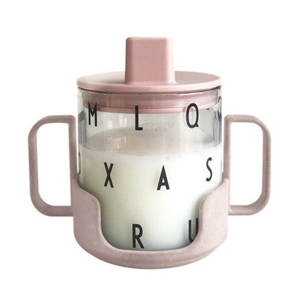 Grow With Your Cup rózsaszín gyerekbögre - Design Letters