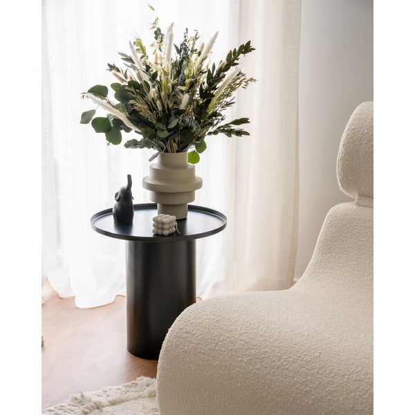 Fém kerek tárolóasztal ø 45 cm Fleksa – Kave Home-image-1