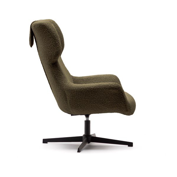 Sötétzöld fotel Zalina – Kave Home-image-3