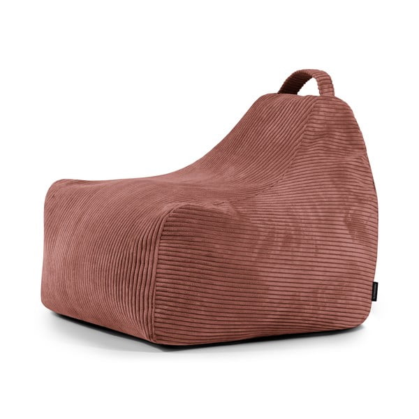 Téglavörös kordbársony gyerek babzsákfotel Game Amuse – SLOWDOWN