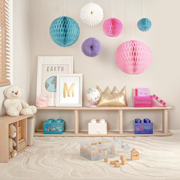 Világoskék műanyag gyerek tárolódoboz 25x25x18 cm – LEGO®-image-1