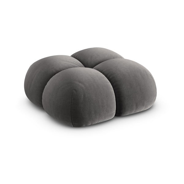 Szürke bársony lábtartó Loretto – Cosmopolitan Design-image-2