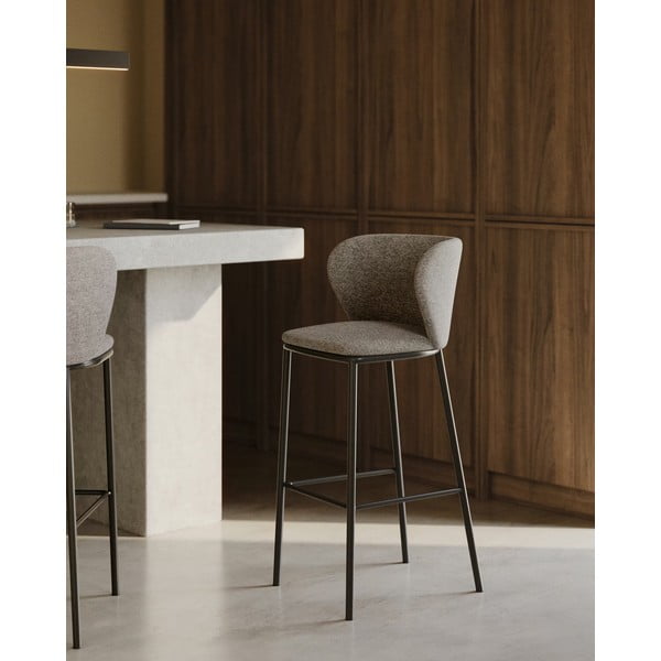 Világosbarna bárszék (ülésmagasság 65 cm) Ciselia – Kave Home-image-1