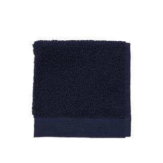 Sötétkék frottír pamut törölköző 30x30 cm Comfort – Södahl