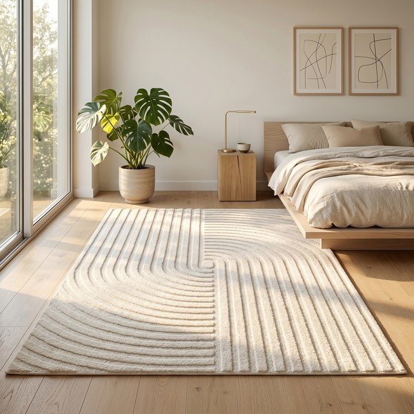 Krémszínű szőnyeg 120x170 cm Serenity – ESTE-image-2