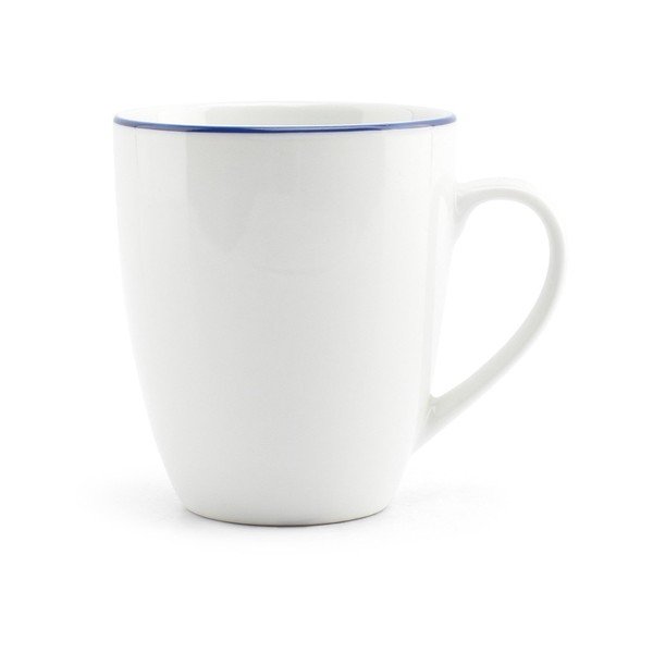 Fehér porcelán bögre 380 ml Basic White – BonBistro
