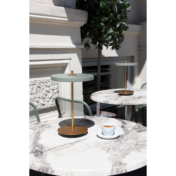 Világoszöld LED szabályozható asztali lámpa fém búrával (magasság 31 cm) Asteria Move – UMAGE-image-3