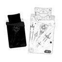 Egyszemélyes pamut gyerek ágyneműhuzat világító hatással 140x200 cm Star Wars – Jerry Fabrics