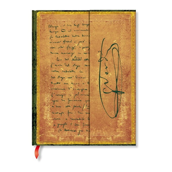 Verdi keményfedeles vonalas jegyzetfüzet, 18 x 23 cm - Paperblanks