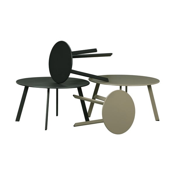 Fer zöld vas kerti dohányzóasztal, ø 40 cm - WOOOD-image-3