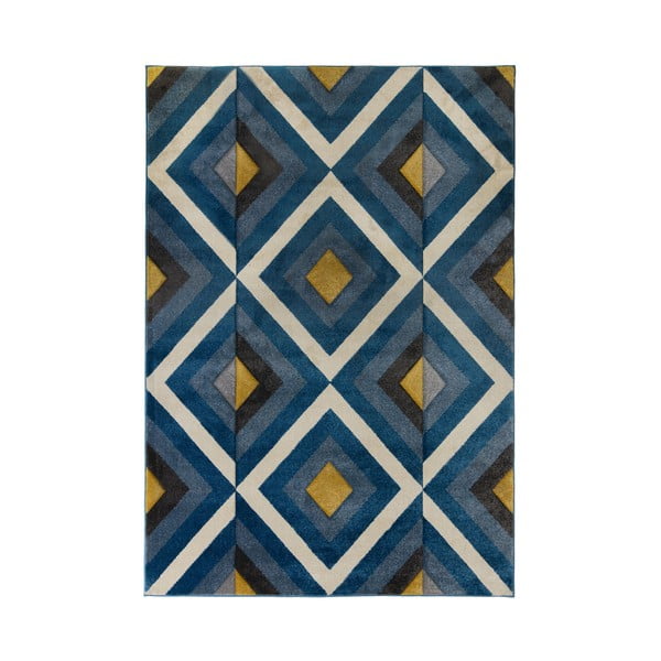 Paloma kék szőnyeg, 120 x 170 cm - Flair Rugs