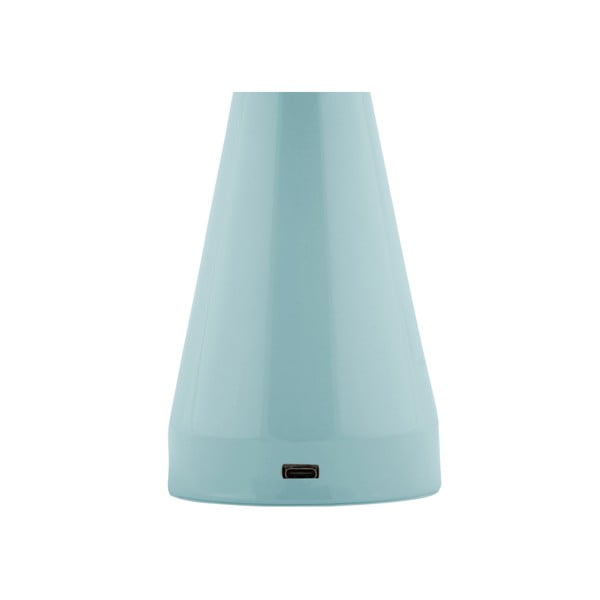 Világoskék LED dimmelhető asztali lámpa fém búrával (magasság 20,5 cm) Rachel – Leitmotiv-image-2