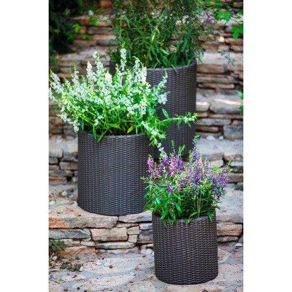 Planter sötétszürke virágcserép, ø 35 cm - Keter-image-1