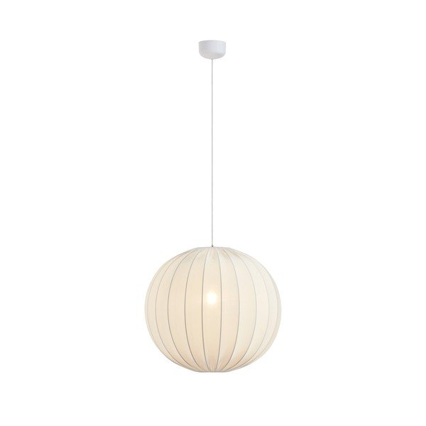 Fehér textil függőlámpa ø60x60 cm Solia – Markslöjd