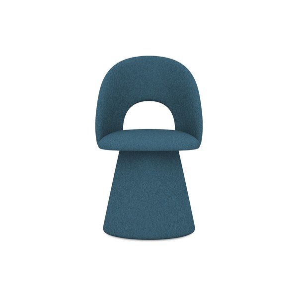 Kék kárpitozott étkezőfotel Kalo – Makamii-image-1