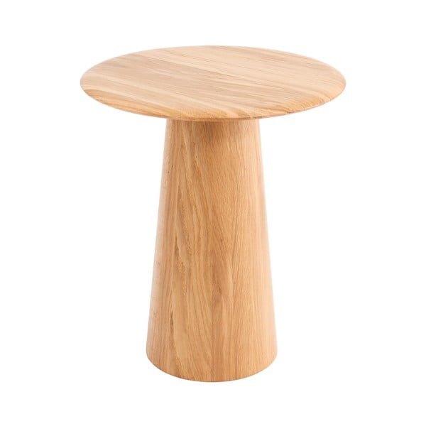 Tölgyfa kerek tárolóasztal ø 40 cm Mushroom – Gazzda