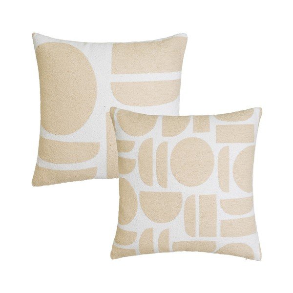 Buklé díszpárna szett 2 db-os 45x45 cm Mid Century – Casa Selección