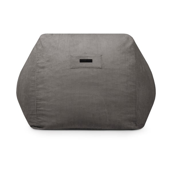 Sötétbarna kordbársony babzsákfotel Sofa Snug – SLOWDOWN-image-4