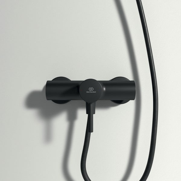 Matt fekete csaptelep zuhanyhoz, fali Silk Black – Ideal Standard-image-2