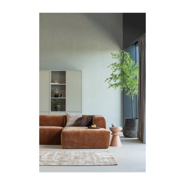 Fém tárolóasztal ø 30 cm Fedde – WOOOD-image-2