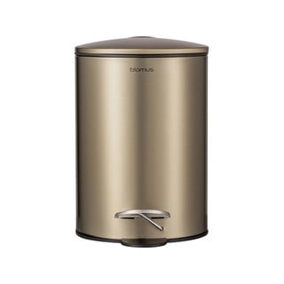 Bronzszínű acél pedálos szemetes 3 l Tubo – Blomus